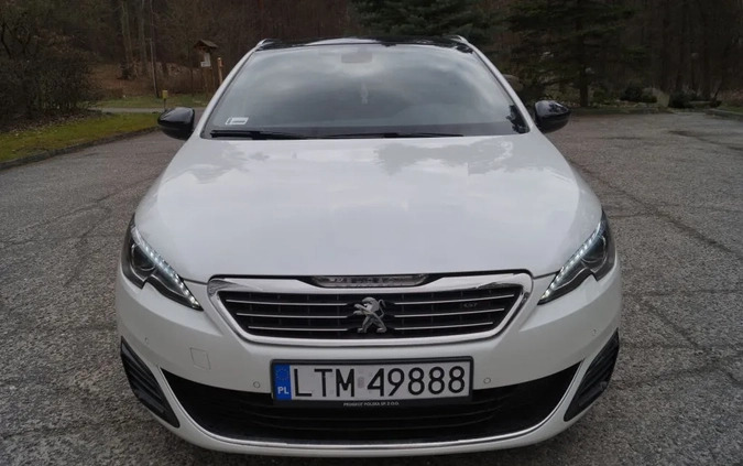 Peugeot 308 cena 69900 przebieg: 164000, rok produkcji 2017 z Warszawa małe 667